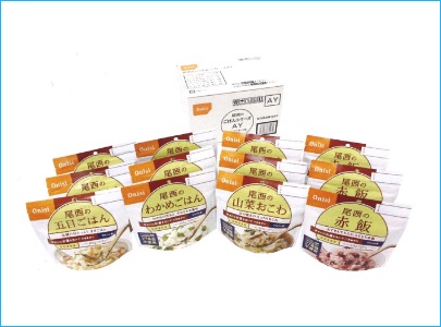 非常用保存食、非常用保存飲料水の販売